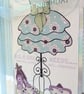Dressmakers mannequin frilly dress Glamour time birthday card. - Image 2