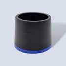 Small 7.5 cm Black and Prussian Blue Plant Pot Indoor Succulent Planter