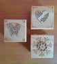 Handmade Engraved Wooden Keepsake Box. Pyrography design.