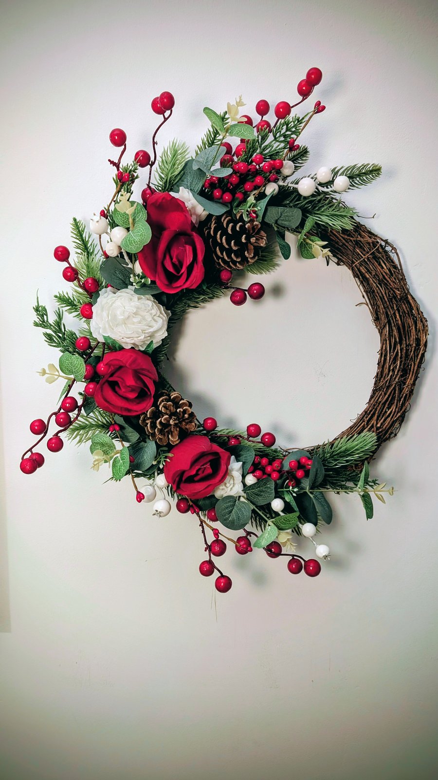 Christmas winter wreath 