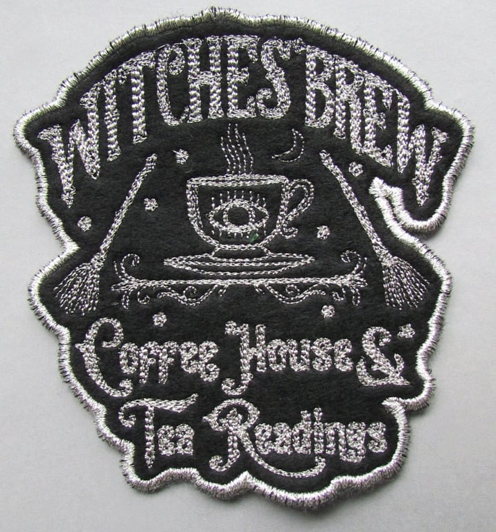 Witches Brew Embroidered Sew on Applique Patch