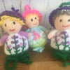 HAND KNITTED LAVENDER LADIES