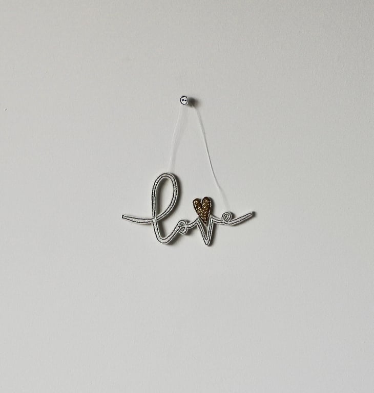 'Love' - Hanging Decoration