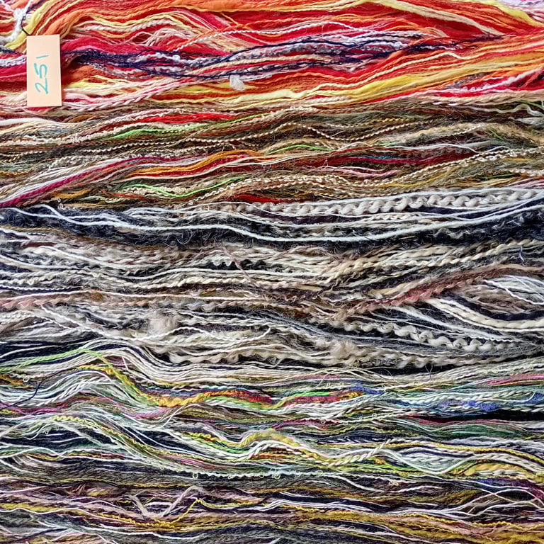 Creative Threads, Textured Yarns, for tapestry, weaving, embroidery, collage