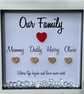 Personalised Our Family Box Frame  - Image 3