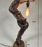 Rustic Hand Made Table Bedside Lamp - Image 2