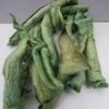 10g Indigo Green Naturally Dyed Silk Carrier Rods
