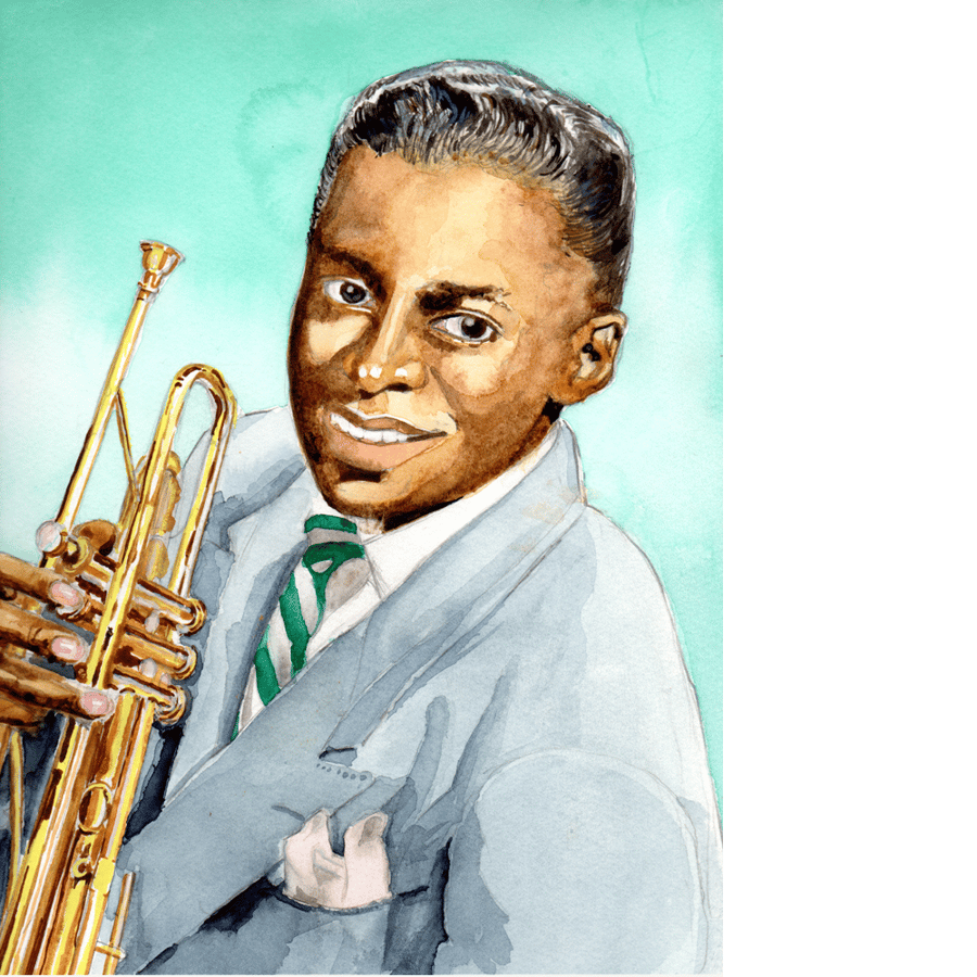 Miles Ahead. Original watercolour painting.