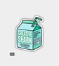 Funny Cheeky Juice Box Sticker For Adults - Creative Spark
