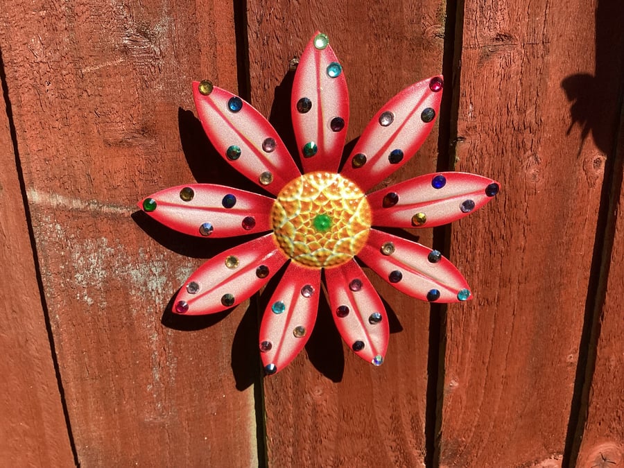 Garden wall flower decoration