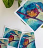 Kingfisher Vinyl Bird Sticker - Original Art - Laptop and Planner Decor - Image 5