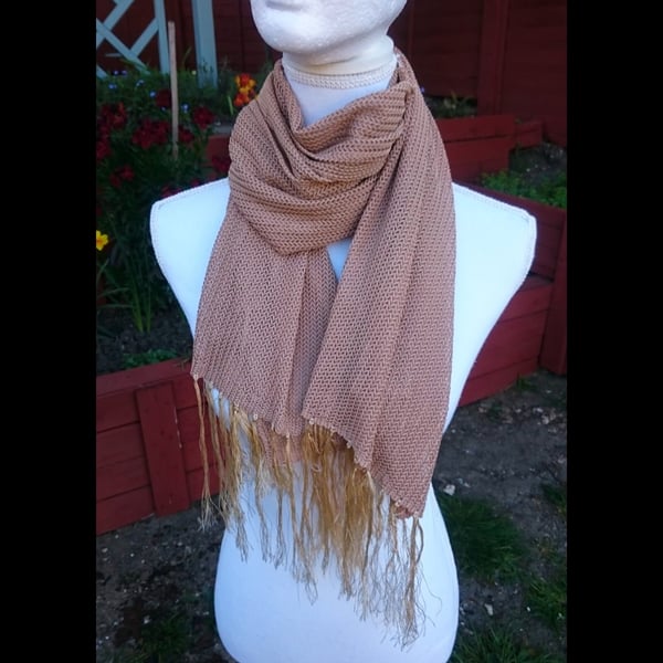 Ethnic boho vintage retro scarf beige scarfnecklace scarf navajo wrap shawl