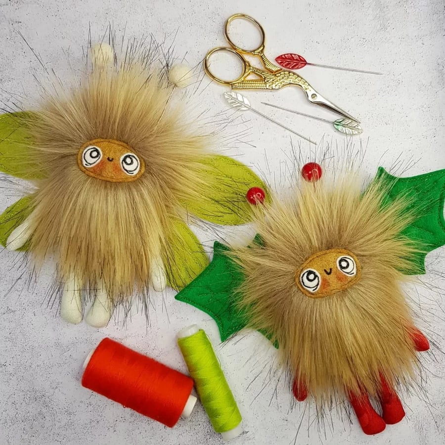 Holly OR Mistletoe Christmas Imp