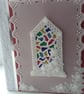 Stained glass parchment card - Image 1