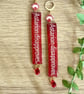 Astarion Companion Disapproves Earrings - Vampire Gothic RPG Dangle Jewellery