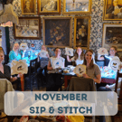 Sip & Stitch NOVEMBER – Creative Workshop at Granello Lounge
