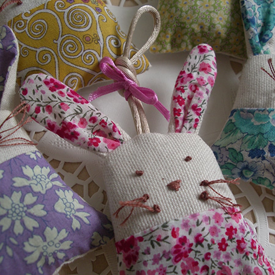 Liberty Rabbit Hanging Lavender Bag