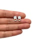 Pumpkin Latte Coffee Stud Earrings - Handmade