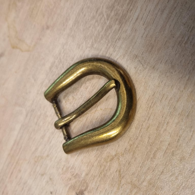 20mm Brass Toned Belt Buckle