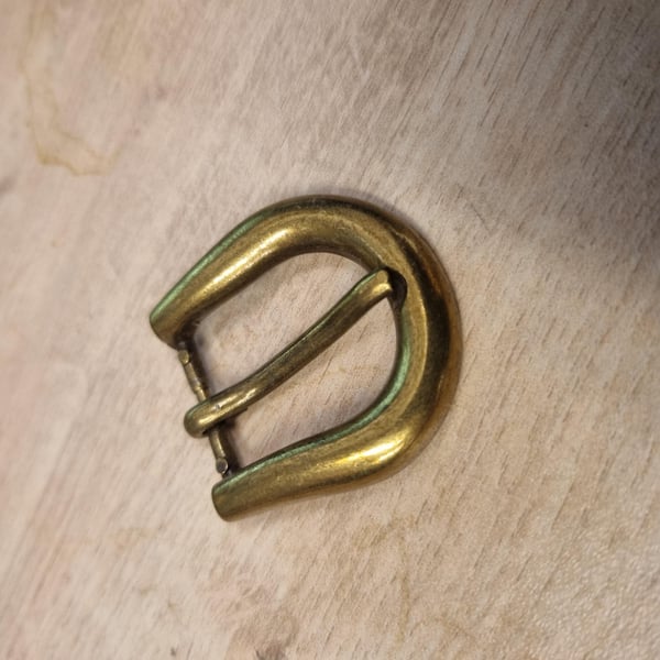 20mm Brass Toned Belt Buckle