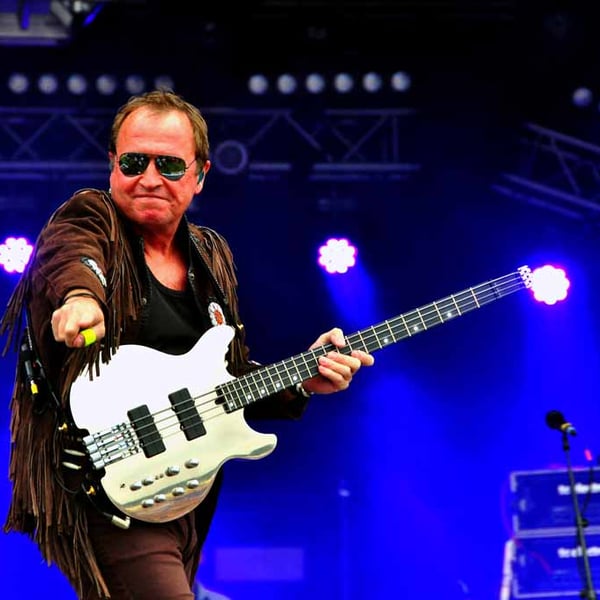 Mark King Level 42 In Concert Photograph Print