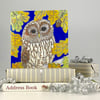 Owl birthday card - wise owl for general birthday, teachers, brownie leader etc