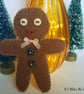 Gift Wallet With Gingerbread Person Brooch - Image 5