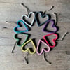 Simple Heart - plastic free hanging decoration