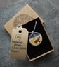 Handmade Ceramic Corgi dog on the beach pendant - Image 6