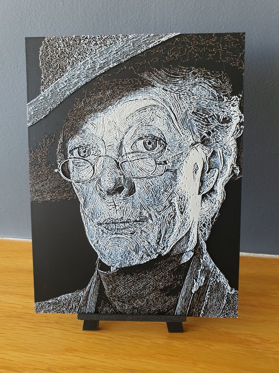 Professor Mcgonagall Harry Potter Hueforge Portrait 3D Printed Artwork Print 