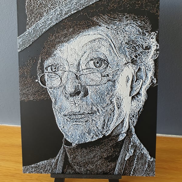 Professor Mcgonagall Harry Potter Hueforge Portrait 3D Printed Artwork Print 