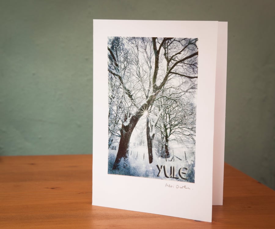 Yule Greetings Card Blank