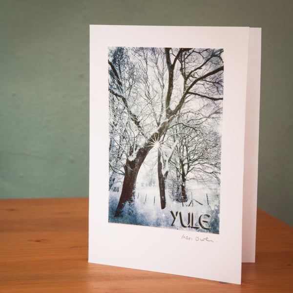 Yule Greetings Card Blank