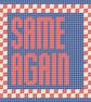 SAME AGAIN Needlepoint Pattern – Digital Tapestry Chart PDF - Image 2