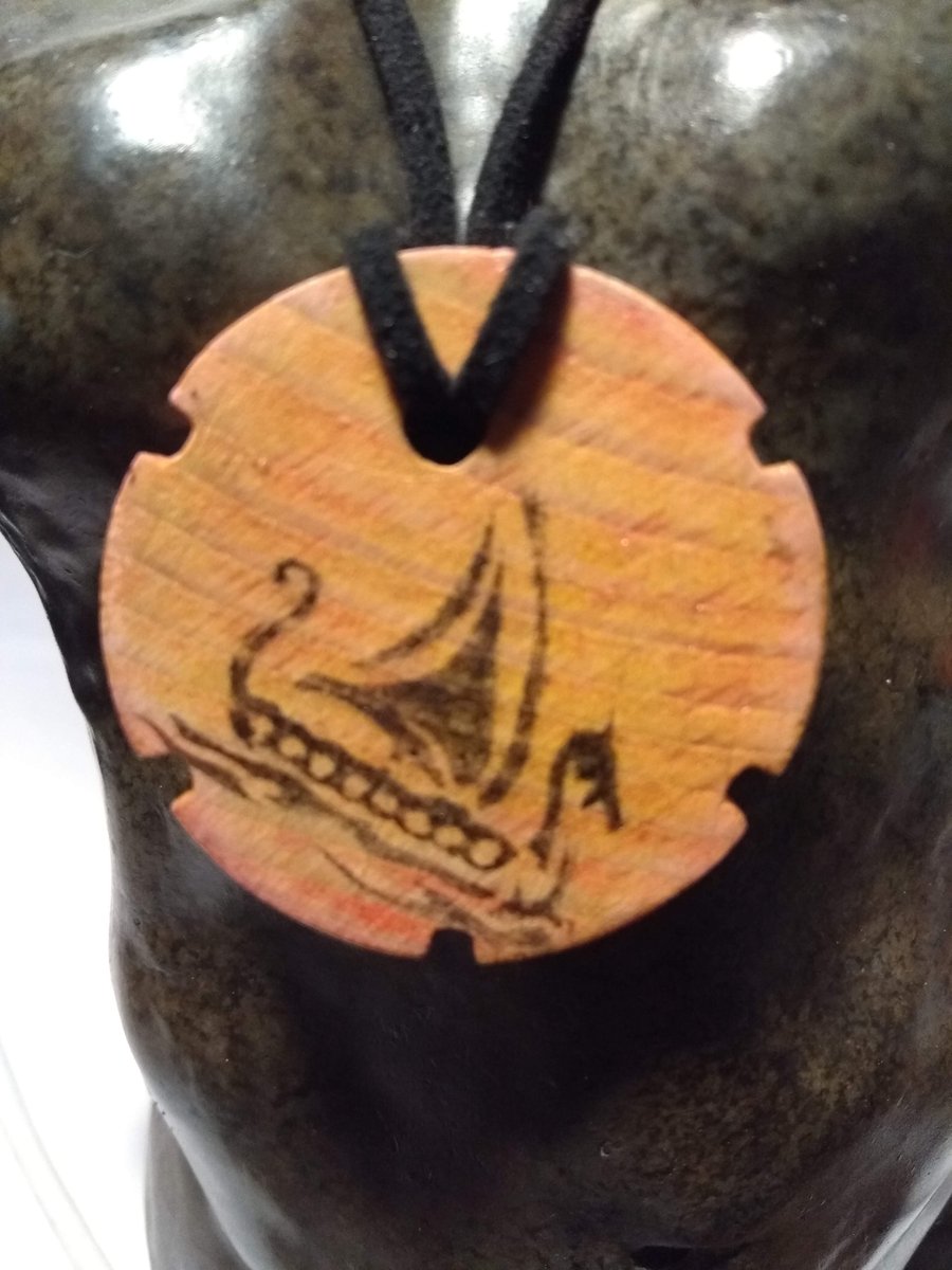 Viking boat pendant