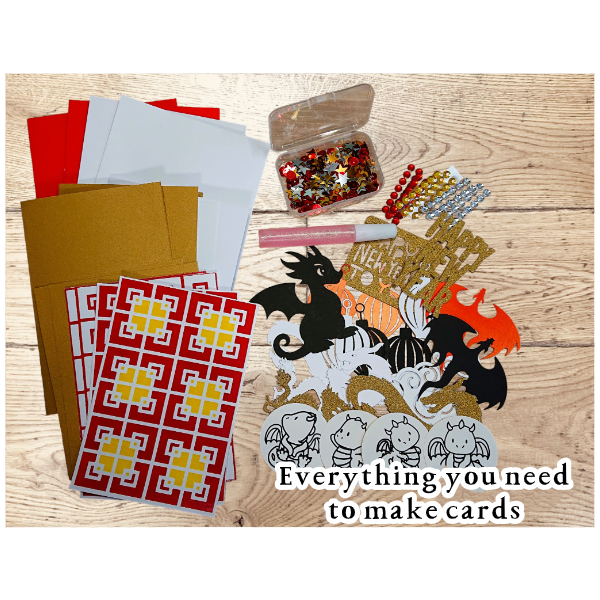 Make your own cards - Dragons