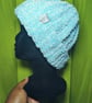 Basic Mint & Orange Tweed Beanie - Image 2