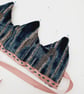 Teal velvet and pink crown, children's princess dress up accessories.   - Image 9