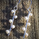 Solid Silver & FW Pearls