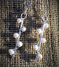 Solid Silver & FW Pearls - Image 1
