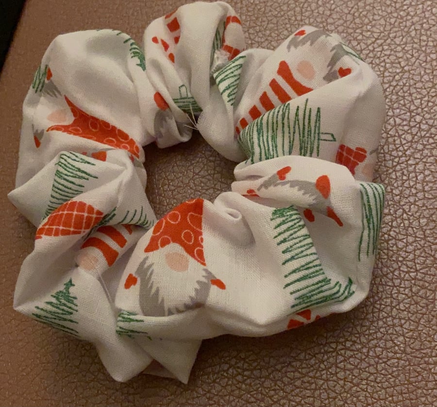 Christmas gonk hair scrunchie 