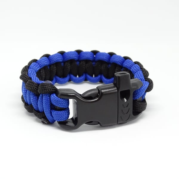 Blue & Black Paracord Bracelet