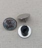 Just a Girl Who loves Books - Book Lover Badge - Large Resin Topped Pin Badge - Image 2