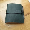 Deep Green Leather Chapbook Journal