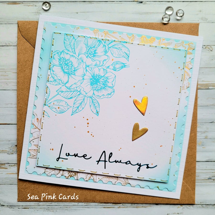 Love Always Greeting Card - valentine card, anniversary, wedding, engagement