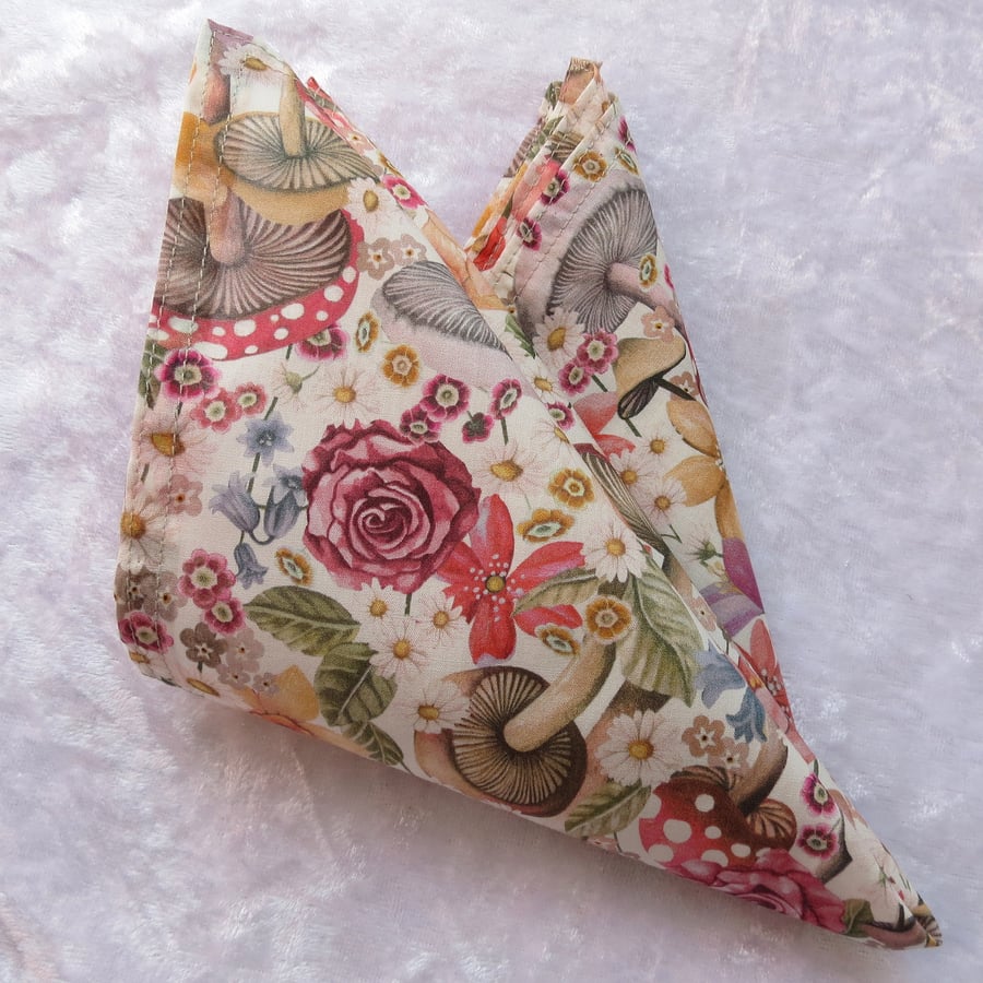 Cotton Handkerchief. Ladies handkerchief. Lib... Folksy