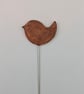 Clay robin decoration, plant pot decoration, gift for indoor gardeners  - Image 7