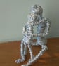 Figures made of wire ..Parent and child