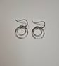 Sterling Silver Circle Drop Earrings - Image 4