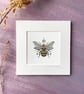 'Beejewelled' 5" x 5" Mounted Print